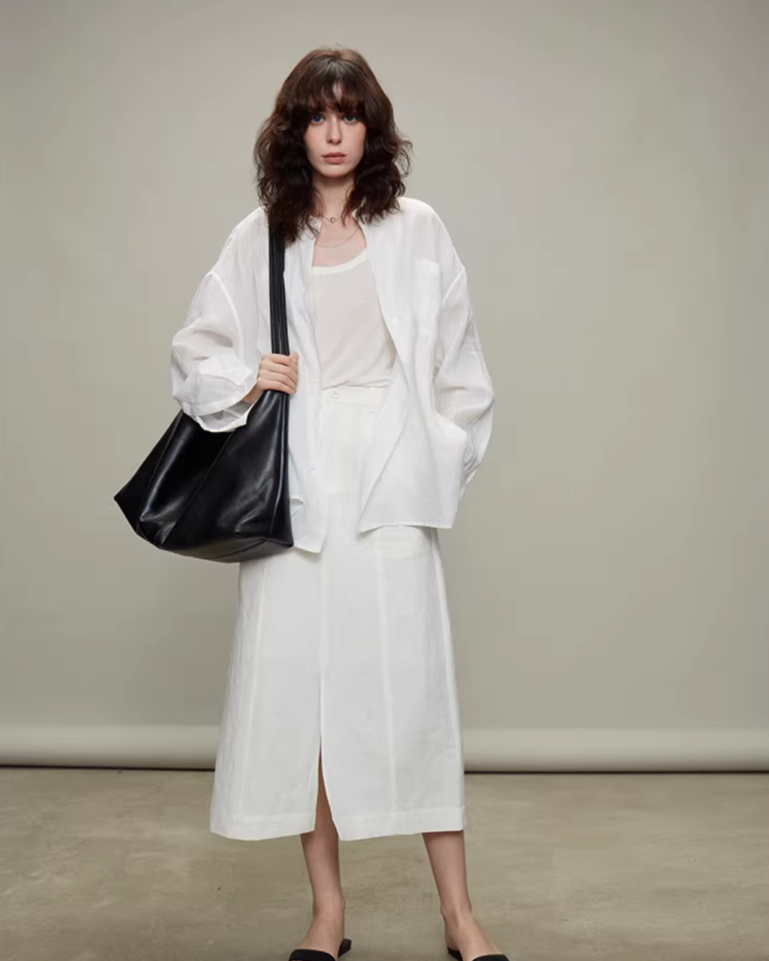 Linen Long-Sleeve Shirt / Casual Pants Linen Long-Sleeve Shirt / Casual Pants