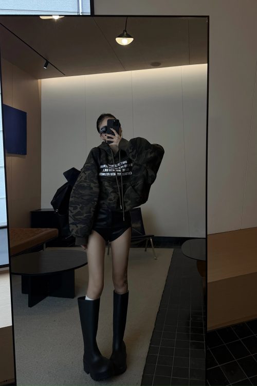 Logo Camouflage Hoodie