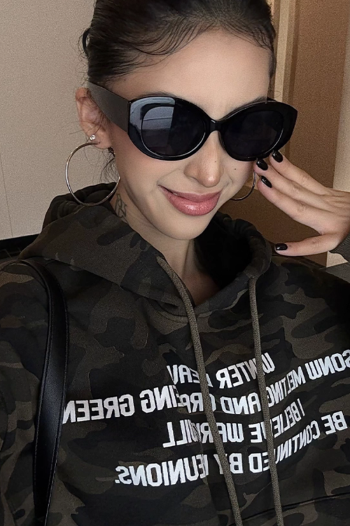 Logo Camouflage Hoodie