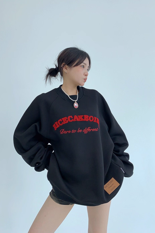 Logo Color Sweat Top