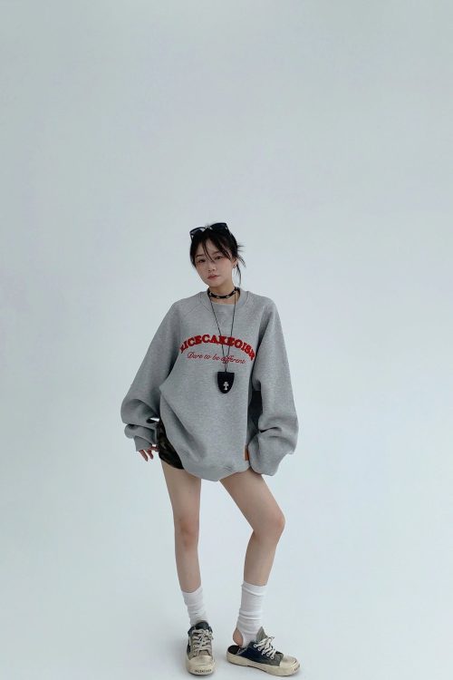 Logo Color Sweat Top