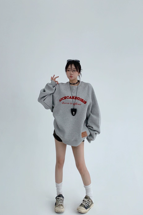 Logo Color Sweat Top