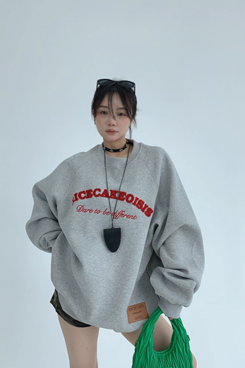 Logo Color Sweat Top