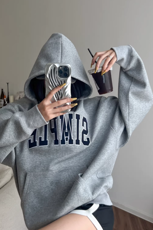 Logo Loose Hoodie