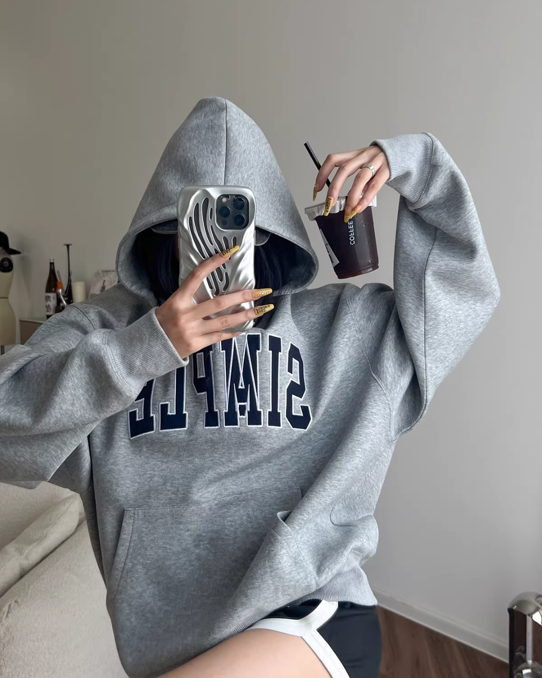 Logo Loose Hoodie Logo Loose Hoodie
