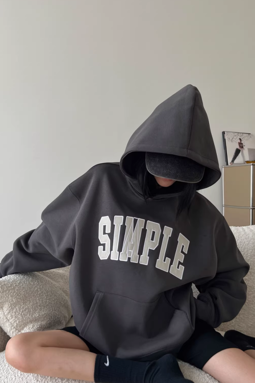Logo Loose Hoodie