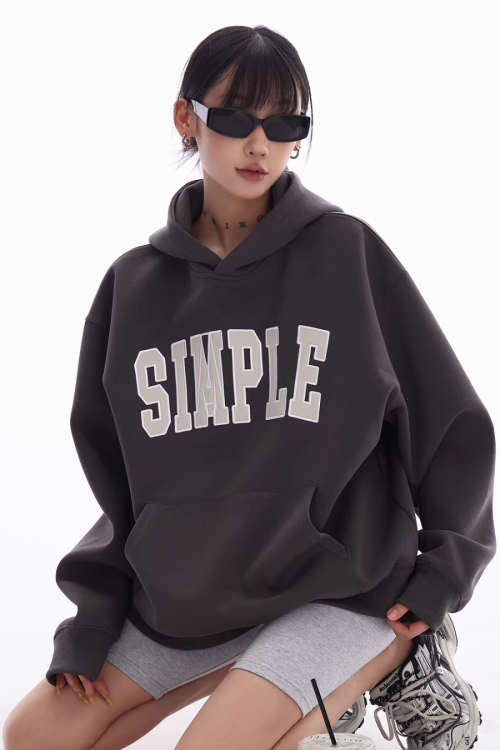 Logo Loose Hoodie