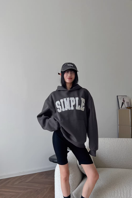 Logo Loose Hoodie