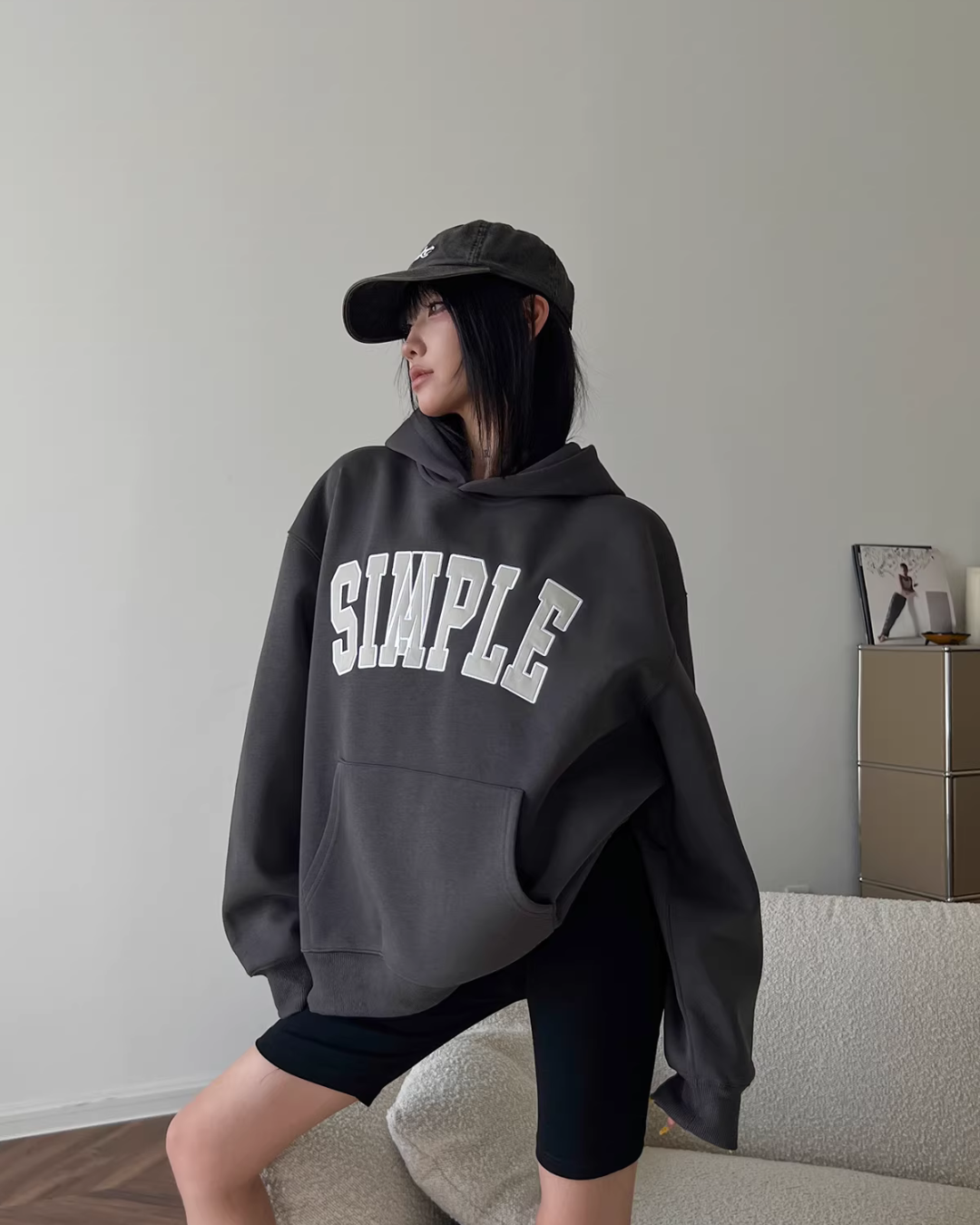 Logo Loose Hoodie Logo Loose Hoodie