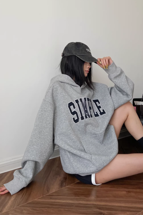 Logo Loose Hoodie