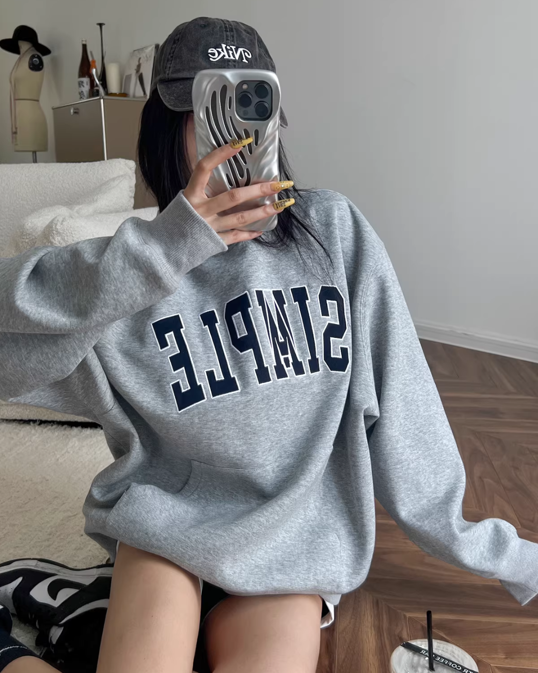 Logo Loose Hoodie Logo Loose Hoodie
