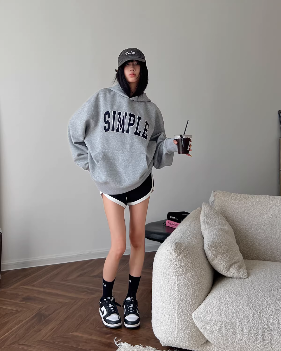 Logo Loose Hoodie Logo Loose Hoodie