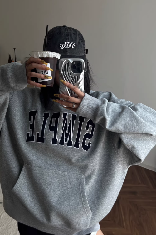 Logo Loose Hoodie