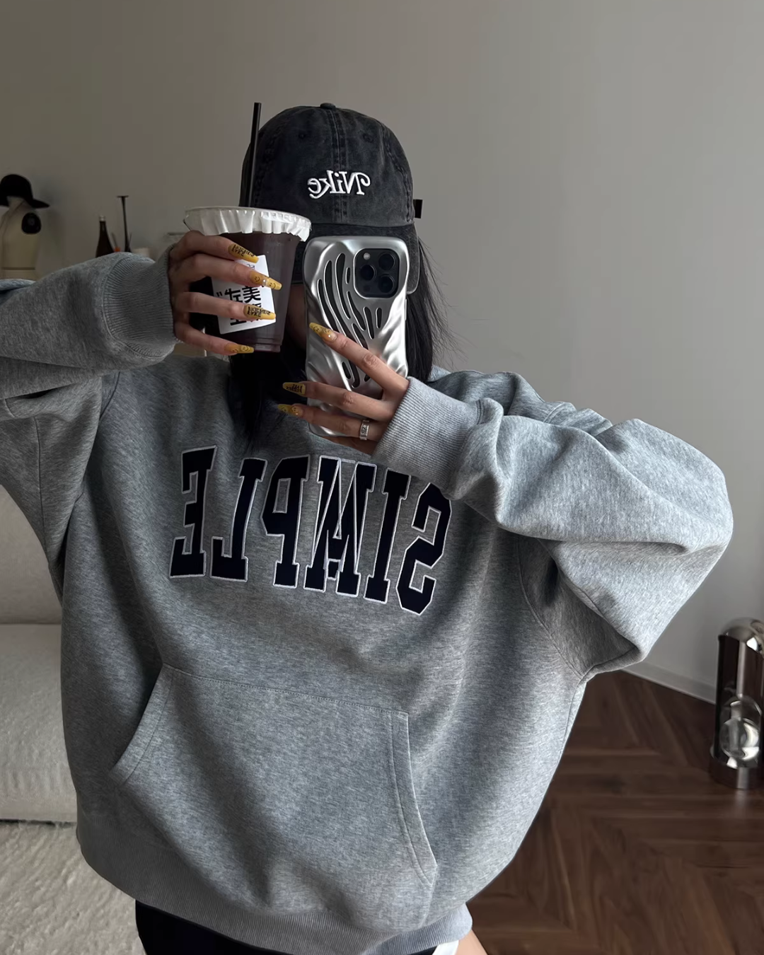 Logo Loose Hoodie Logo Loose Hoodie