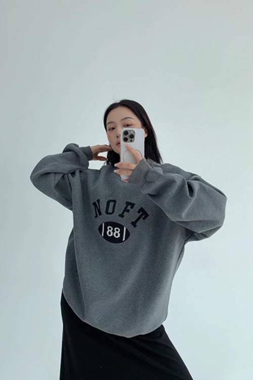 Logo Loose Sweat Top