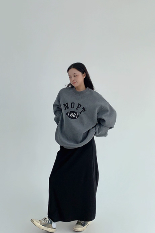 Logo Loose Sweat Top