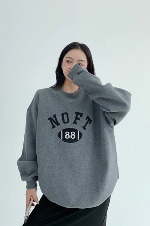 Logo Loose Sweat Top