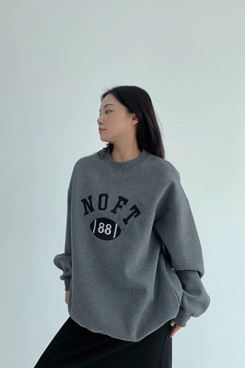 Logo Loose Sweat Top