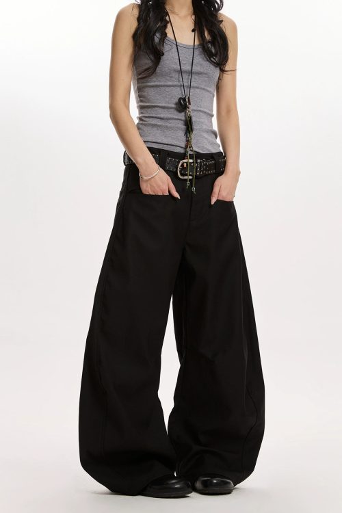 Loose Curve Wide Pants
