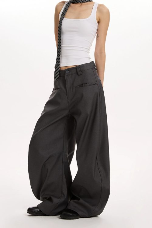 Loose Curve Wide Pants