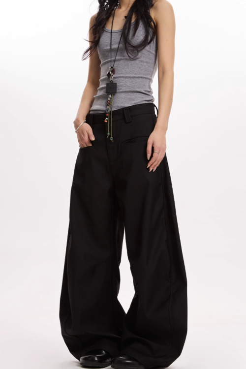 Loose Curve Wide Pants