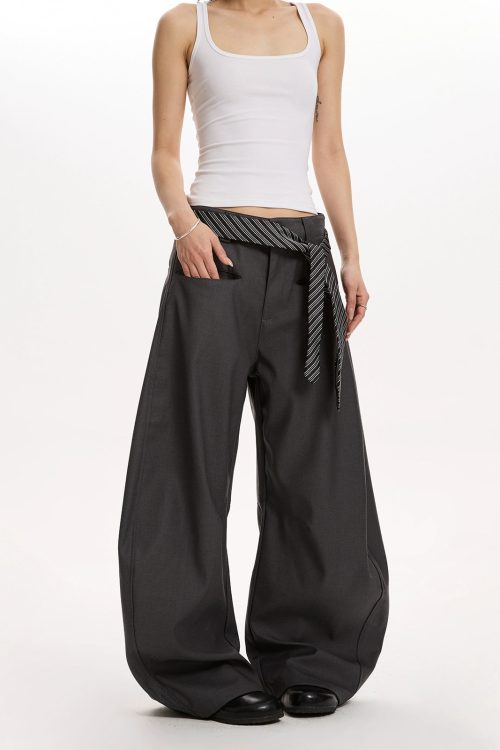 Loose Curve Wide Pants
