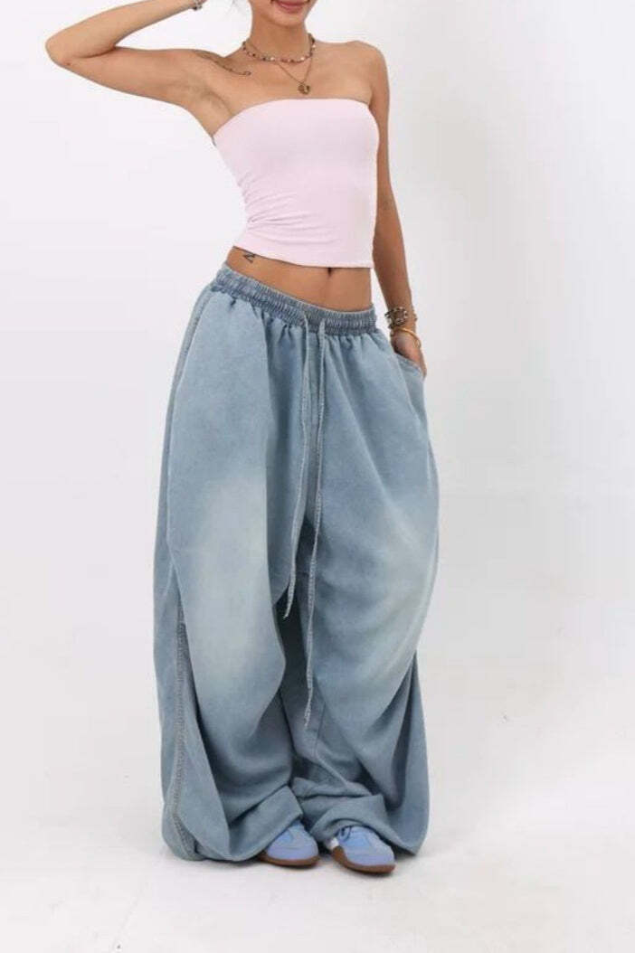 Loose Fit Wide Leg Street Jeans Loose Fit Wide Leg Street Jeans