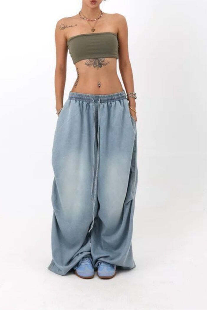 Loose Fit Wide Leg Street Jeans Loose Fit Wide Leg Street Jeans