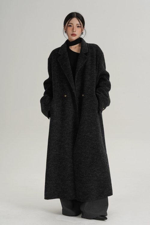 Loose Long Wool Coat