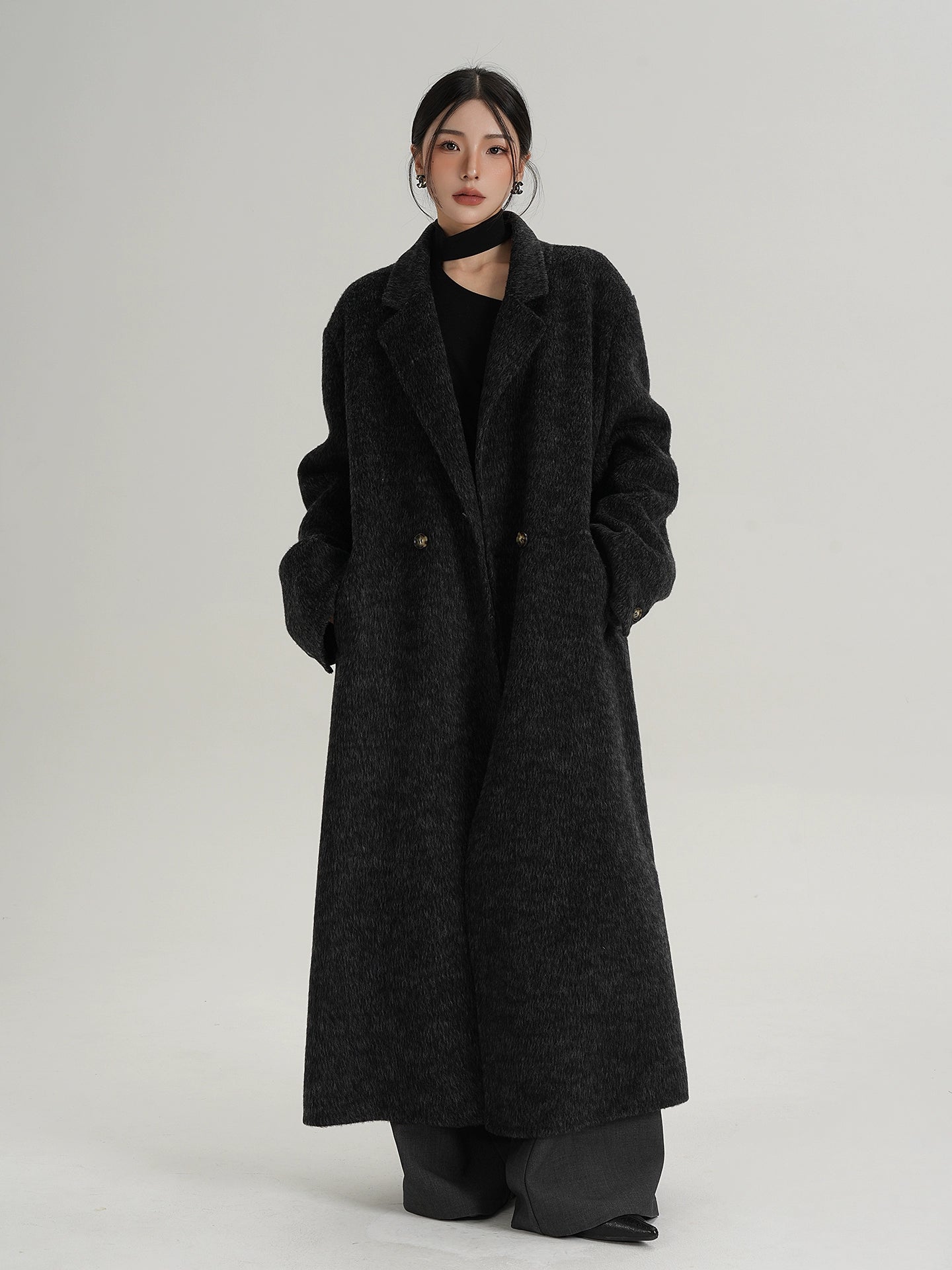Loose Long Wool Coat Loose Long Wool Coat