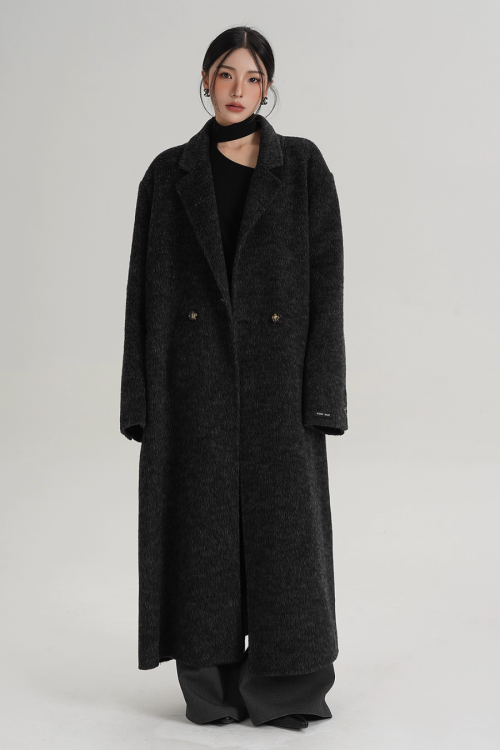 Loose Long Wool Coat