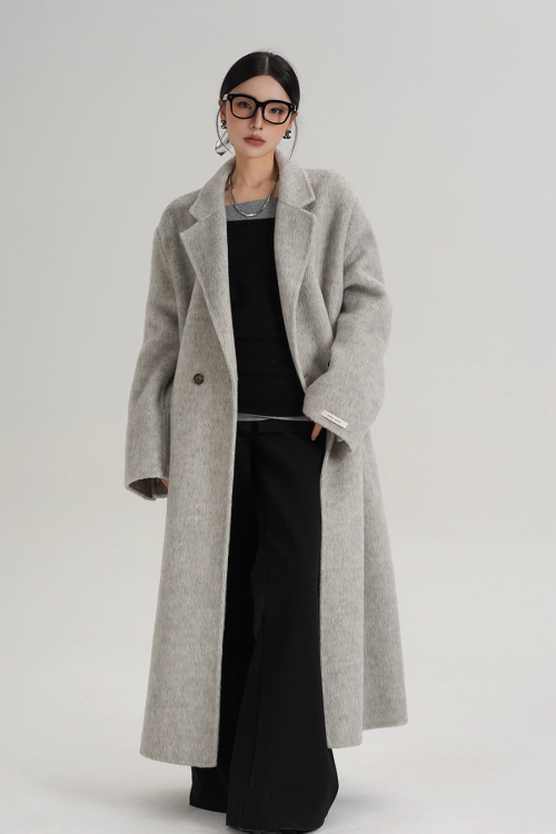 Loose Long Wool Coat
