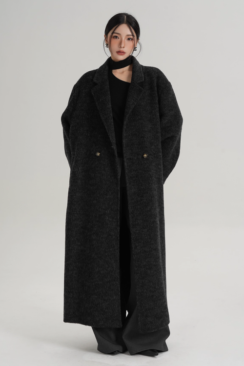 Loose Long Wool Coat