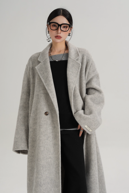 Loose Long Wool Coat