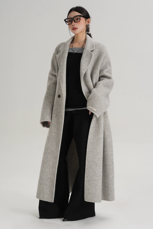 Loose Long Wool Coat