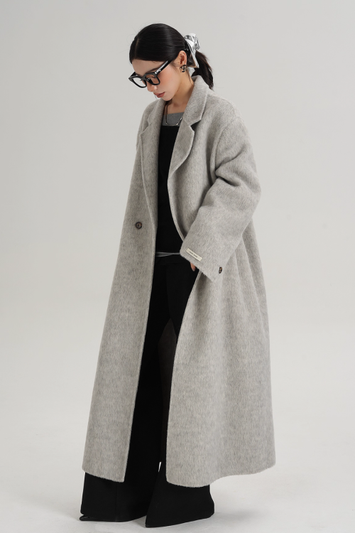 Loose Long Wool Coat