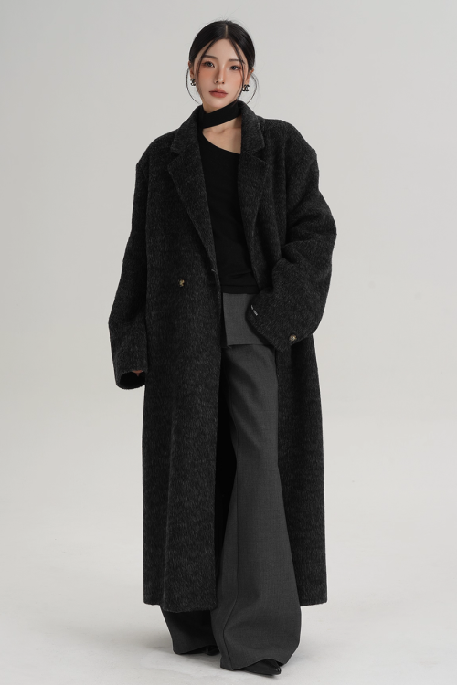 Loose Long Wool Coat