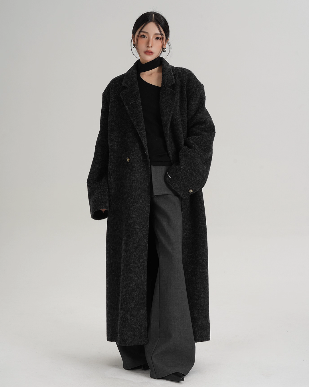 Loose Long Wool Coat Loose Long Wool Coat