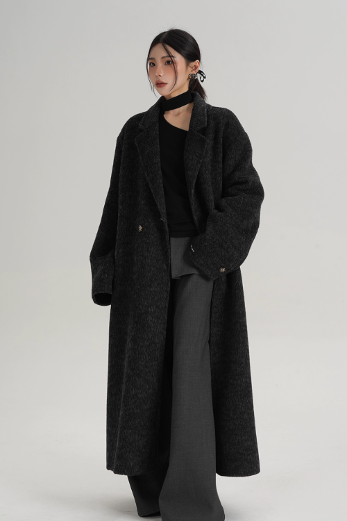 Loose Long Wool Coat