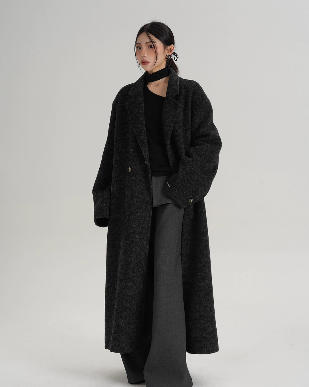 Loose Long Wool Coat Loose Long Wool Coat