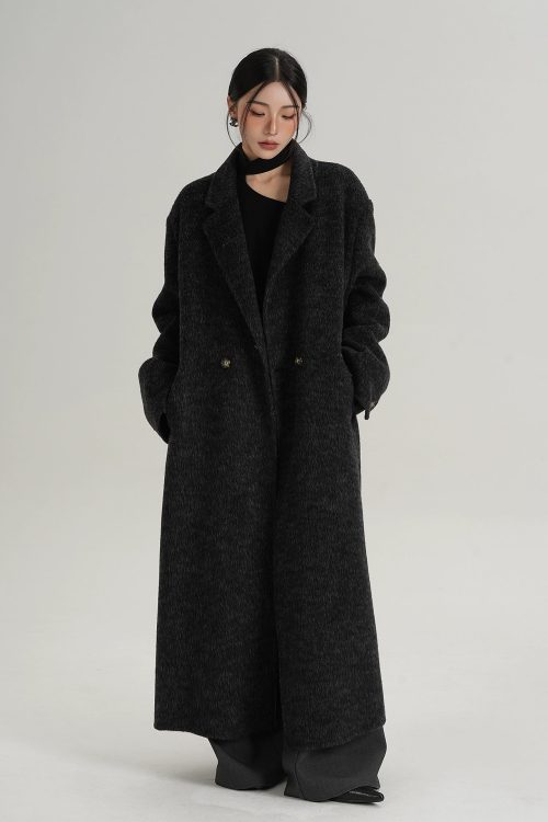 Loose Long Wool Coat