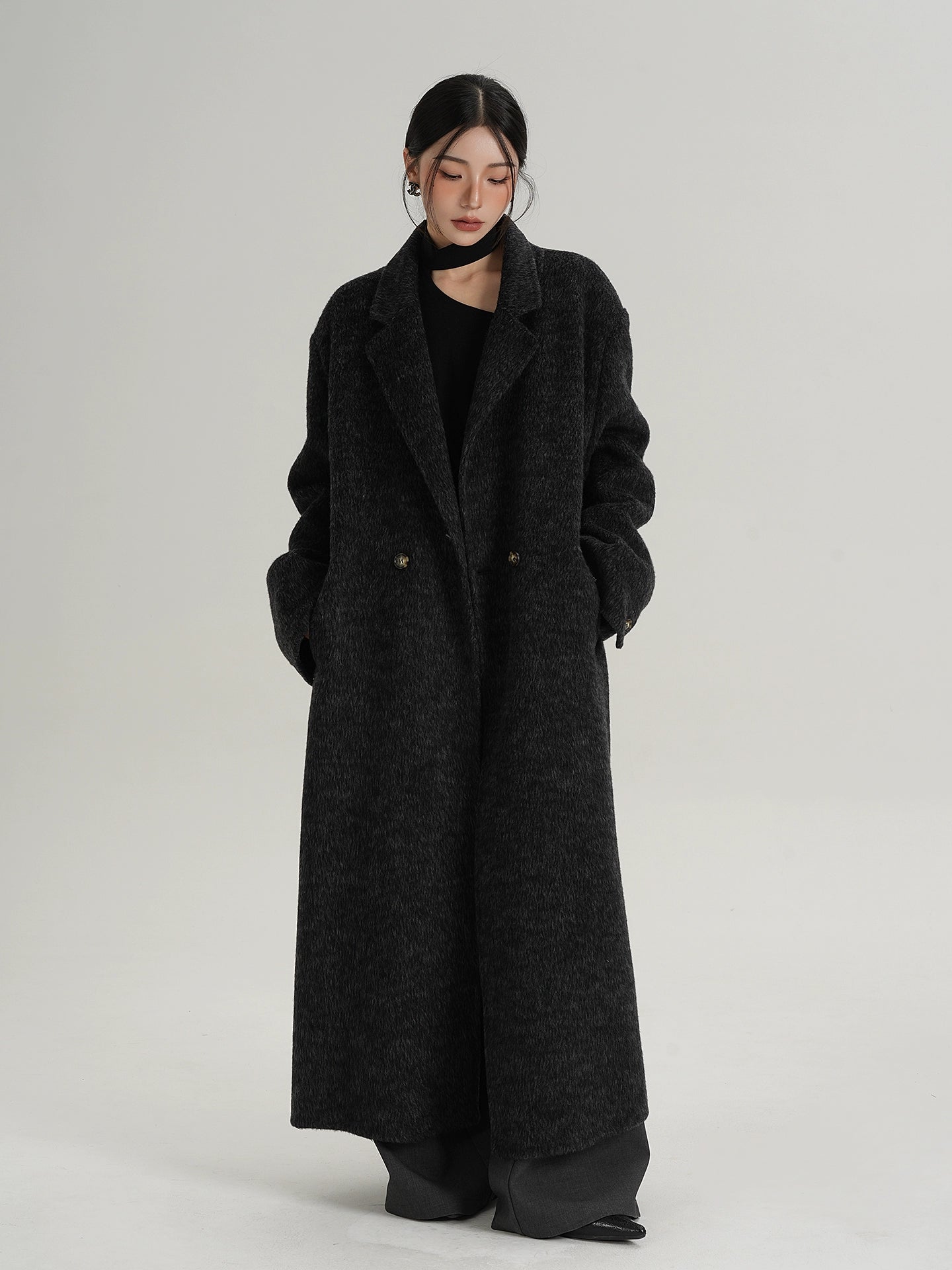 Loose Long Wool Coat Loose Long Wool Coat