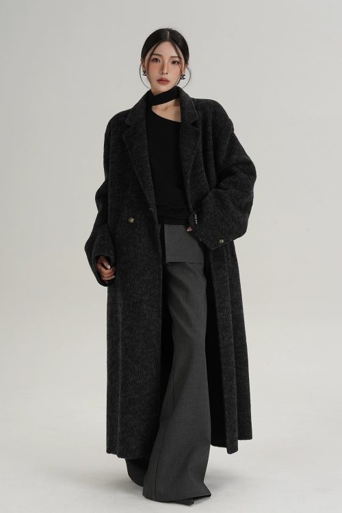 Loose Long Wool Coat