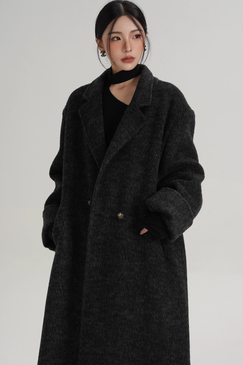 Loose Long Wool Coat