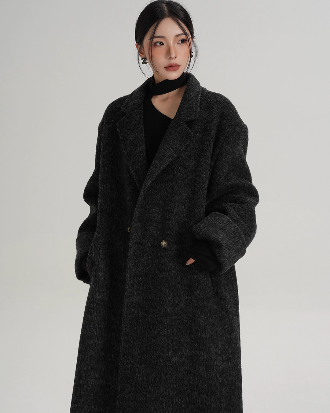 Loose Long Wool Coat Loose Long Wool Coat