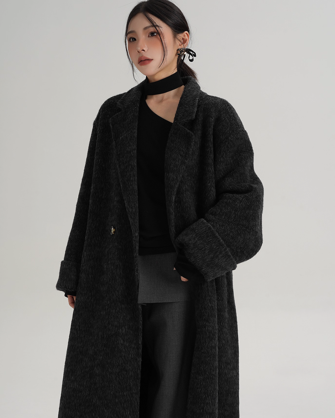 Loose Long Wool Coat Loose Long Wool Coat