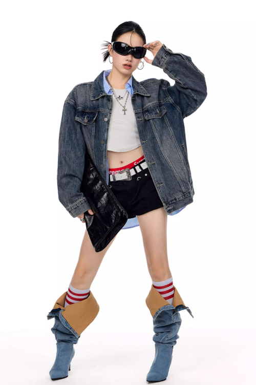 Loose Silhouette Denim Jacket