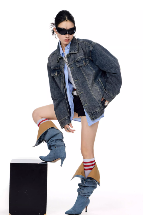 Loose Silhouette Denim Jacket