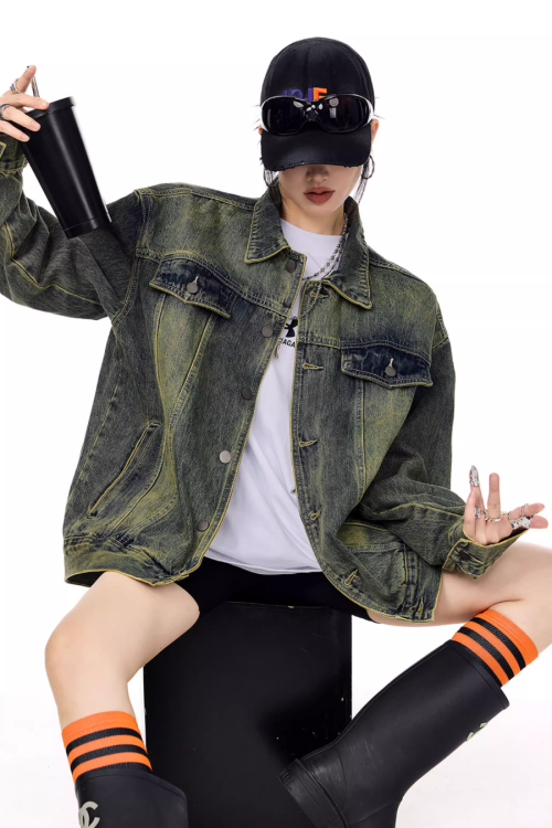 Loose Silhouette Denim Jacket