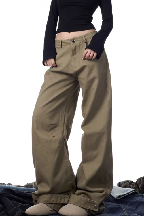 Loose Straight Casual Pants